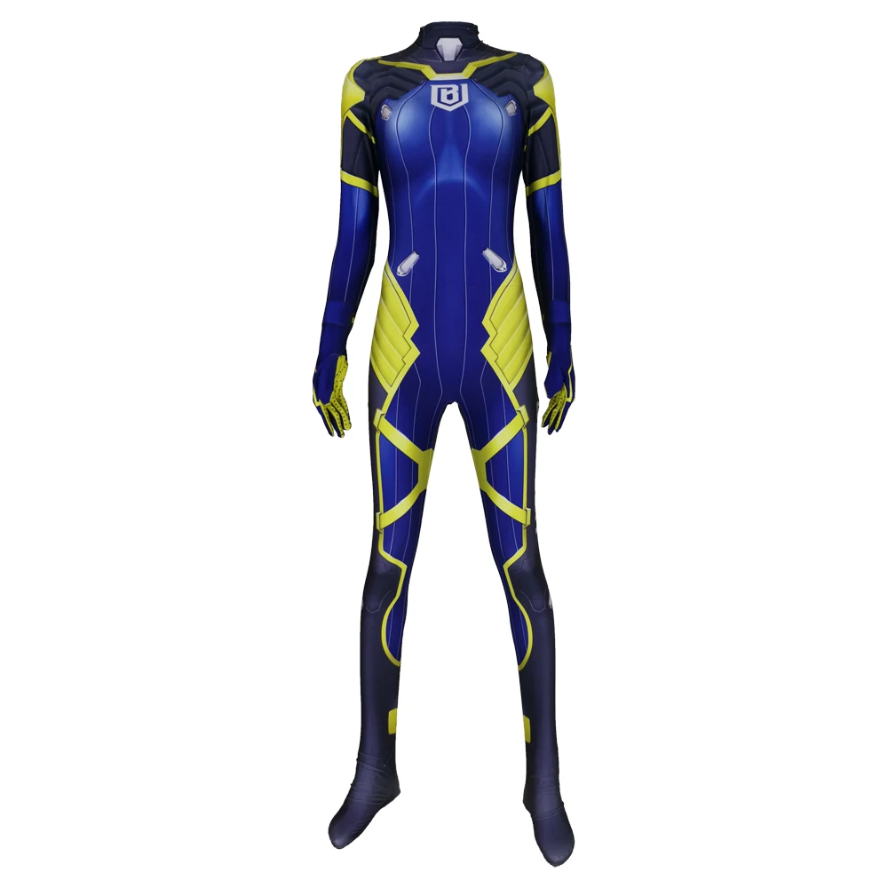 thumbnail image 1 of Mujer adultos niños d.va Cosplay disfraces superhéroe Zentai traje mono de noche de brujas, 1 of 5