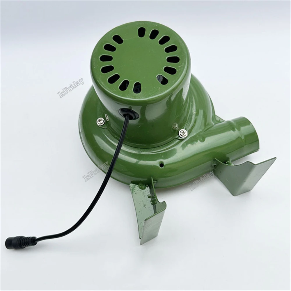 Electric Blower Fan BBQ Fan 100v 220v Suitable for Barbecue Mini Blacksmith Forges Blower with Speed Adapter AC100-240V M89B 5
