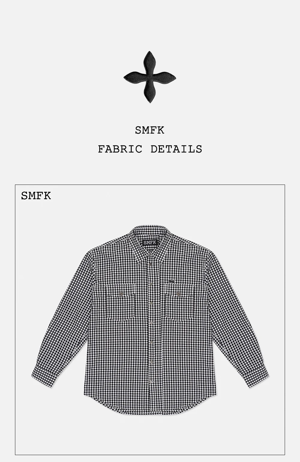 ★AMl PARlS★ [Army] SS25 Blouse FSH051.PL0027PL0027 SMFK Black and White Plaid Shirt for Women's Oversized