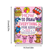 Книга для рисования на 1 шт., содержит 222 очаровательных рисунка, идеально подходит для любителей рисования, чтобы научиться рисоваться — изображение 4