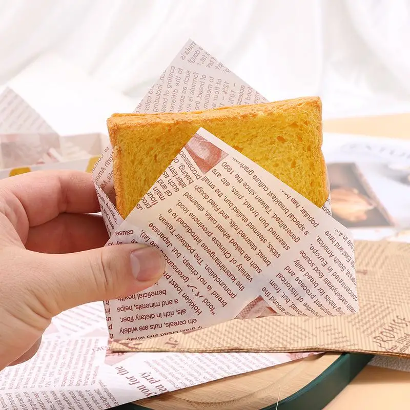 50 Pieces Premium Grease-Resistant Baking Paper Bags 18x18cm for Sandwiches, Donuts, Bu... - SKU GBPB1109 - UGI Packaging