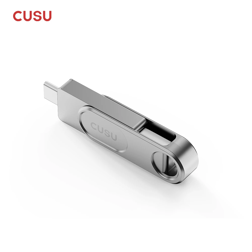 CUSU USB 3.2 솔리드 스테이트 펜 드라이브 128GB 256GB 512GB 520MB/s 타입 C USB 플래시 드라이브 무료 배송 노트북 및 휴대폰용