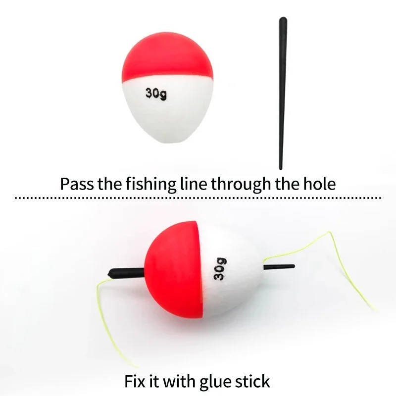 Fishing Floats 5Pcs EVA Bobber 10g-60g Fishing Accessories