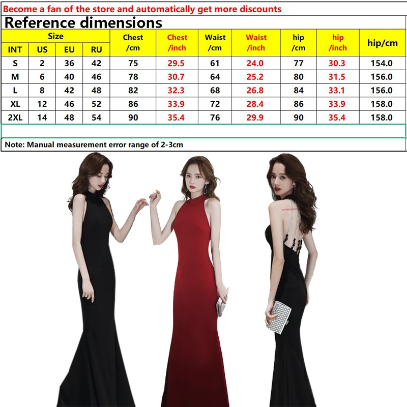 2024 New Birthday Ball Party Sexy Backless Evening Dress Women'S Party Sleeveless Slim Fit Evening Party Annual Meeting Dress