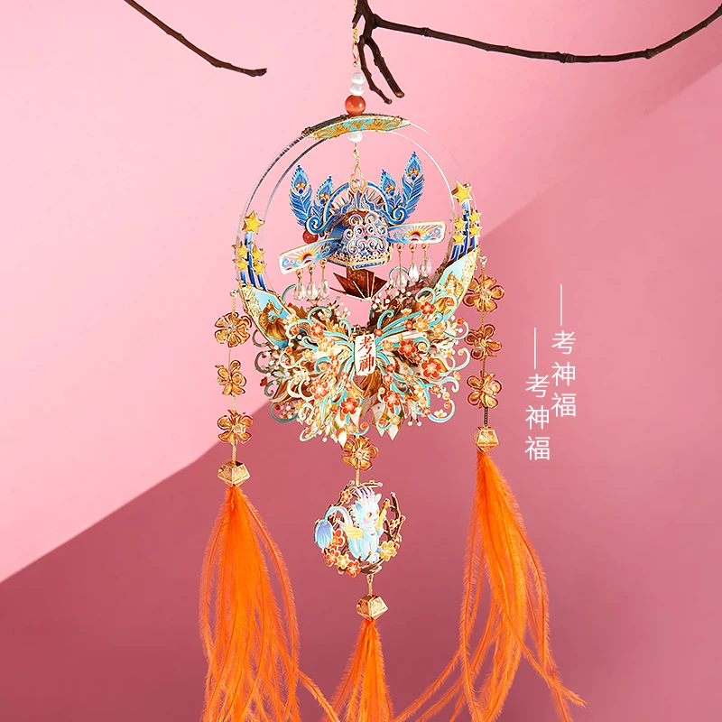 

Picture Kingdom 3D Metal Nano Puzzle Pray for blessing Exam Fu Model Kits DIY Laser Cut Assemble Jigsaw Toys For Kids Adults