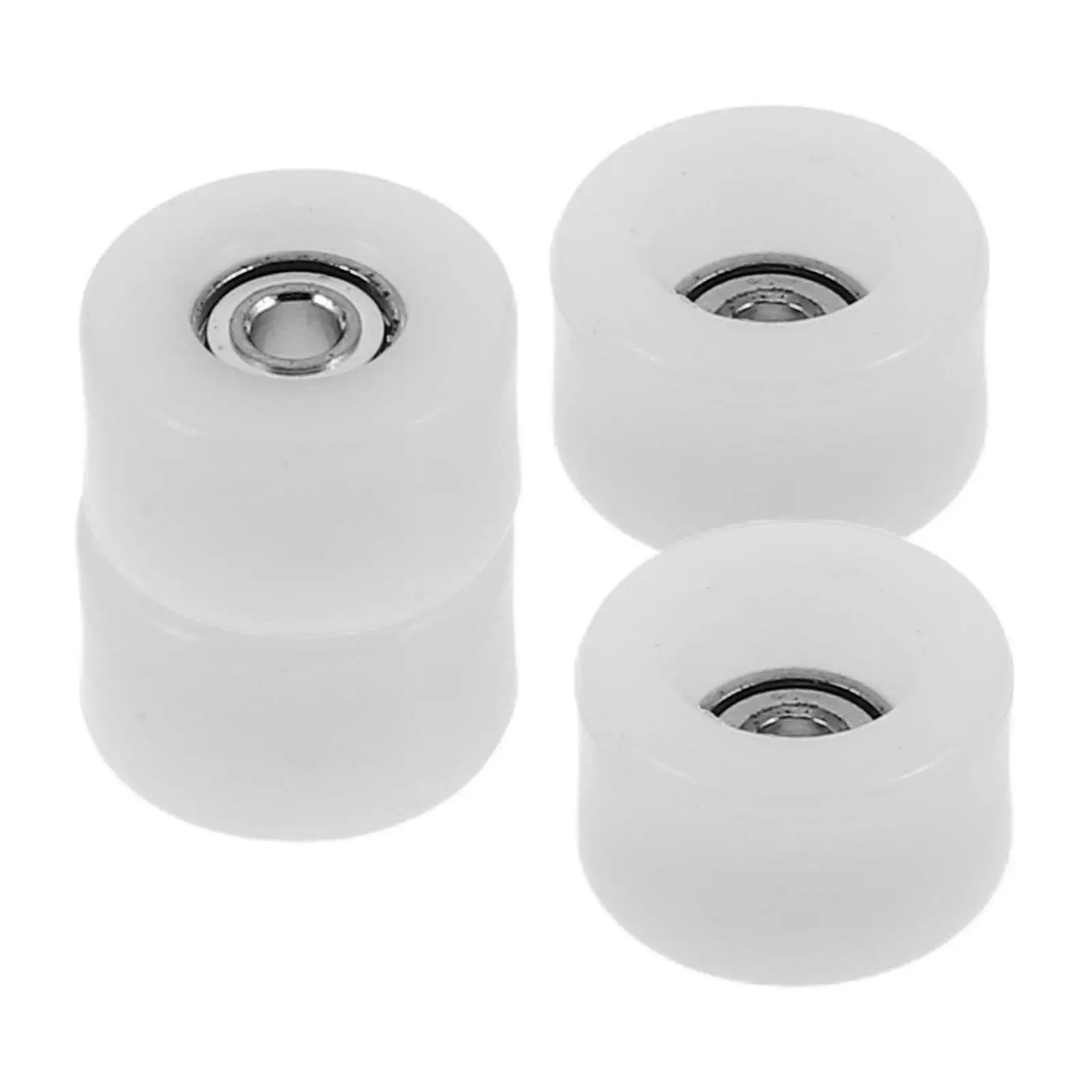 고속 베어링이 있는 4Pcs 핑거 스케이트보드 휠, 정밀 설계, 견고하고 생동감 넘치는 미니 스케이트보드 휠 세트 (열정적인 사용자들을 위한)
