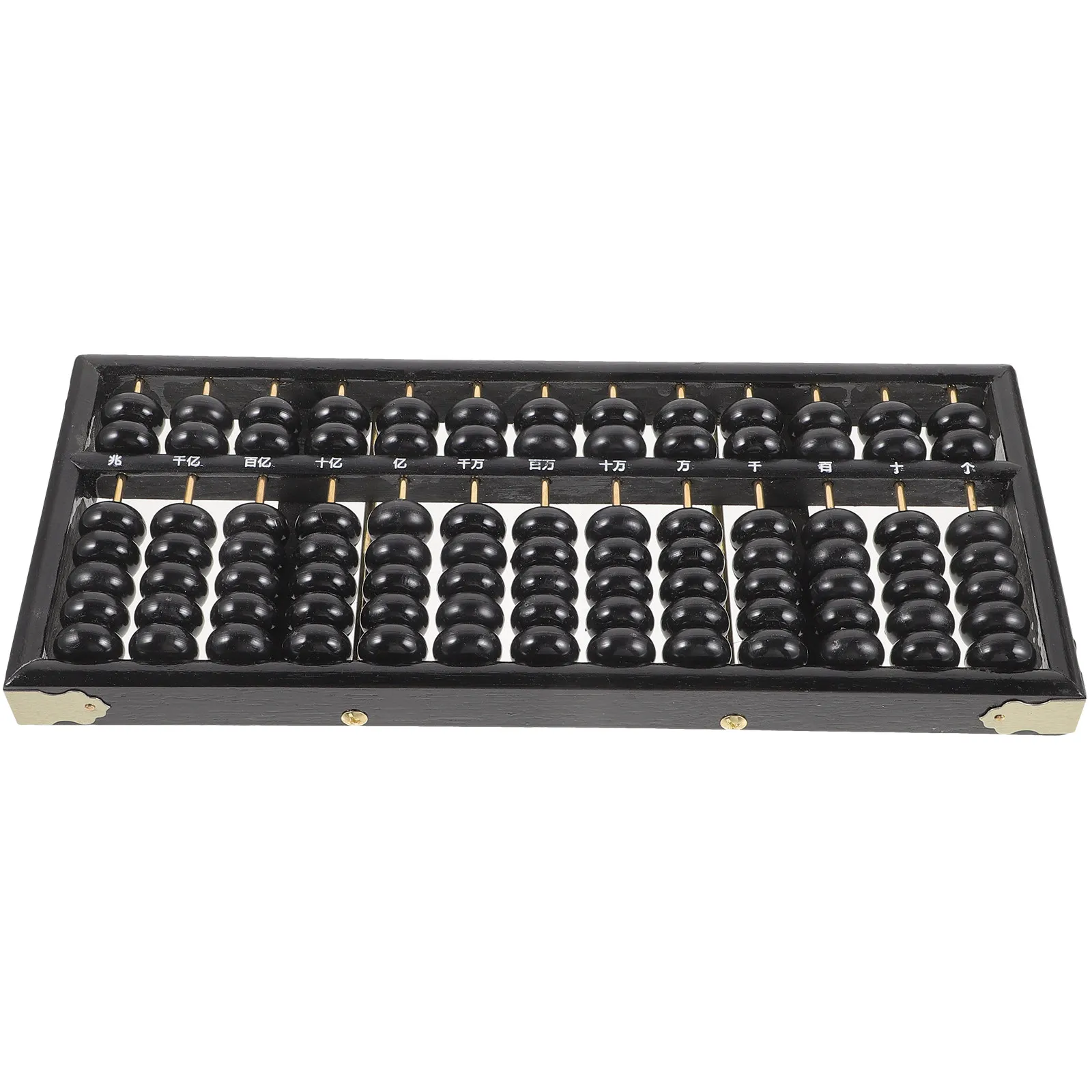 전문가용 나무 중국 주판 13열 빈티지 스타일 수학 학습 도구 학생 교육용 두뇌 개발 도구