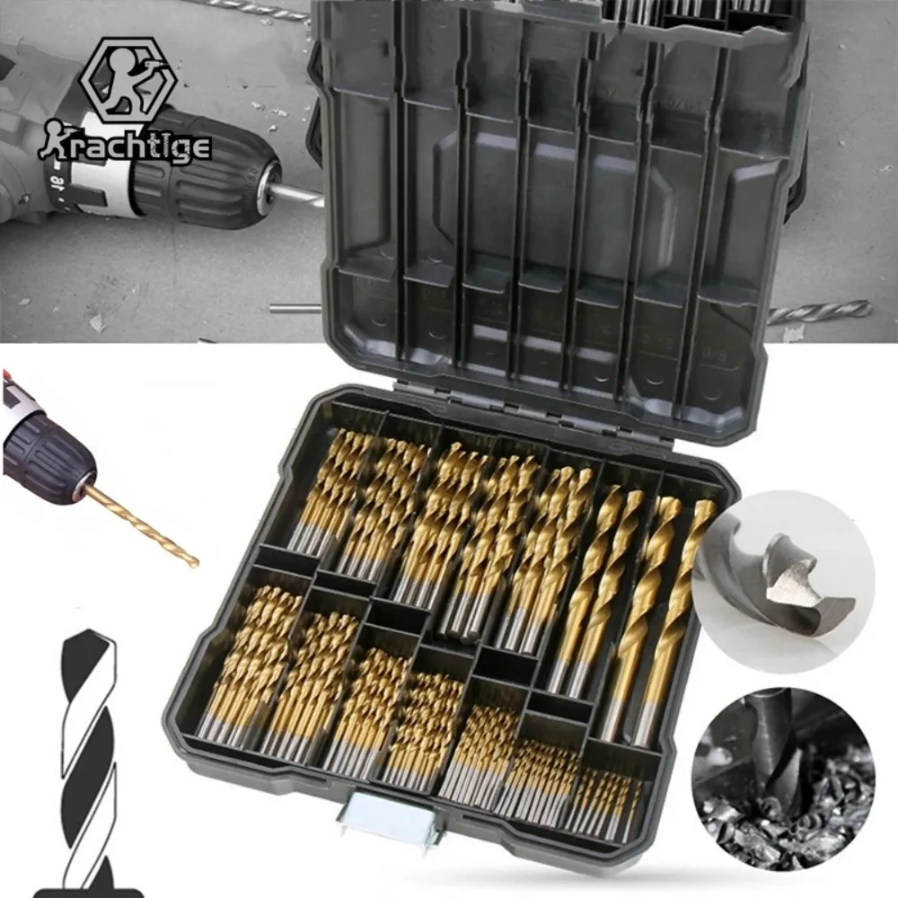 Set 4 Punte Da Trapano A Tuffo Con Cuscinetto - Gambo 6,35mm (1/4") - Raggi 1/8", 1/4", 5/16", 1/2"