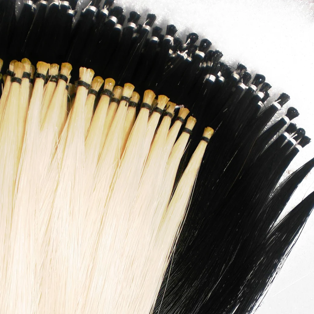 NAOMI 4/4-1/8 Violin Bow Horsehair Genuine 80cm Length 250g Natural AAA Grade Mongolia Horse Hair Tail Best For Bow Replacment violin bow