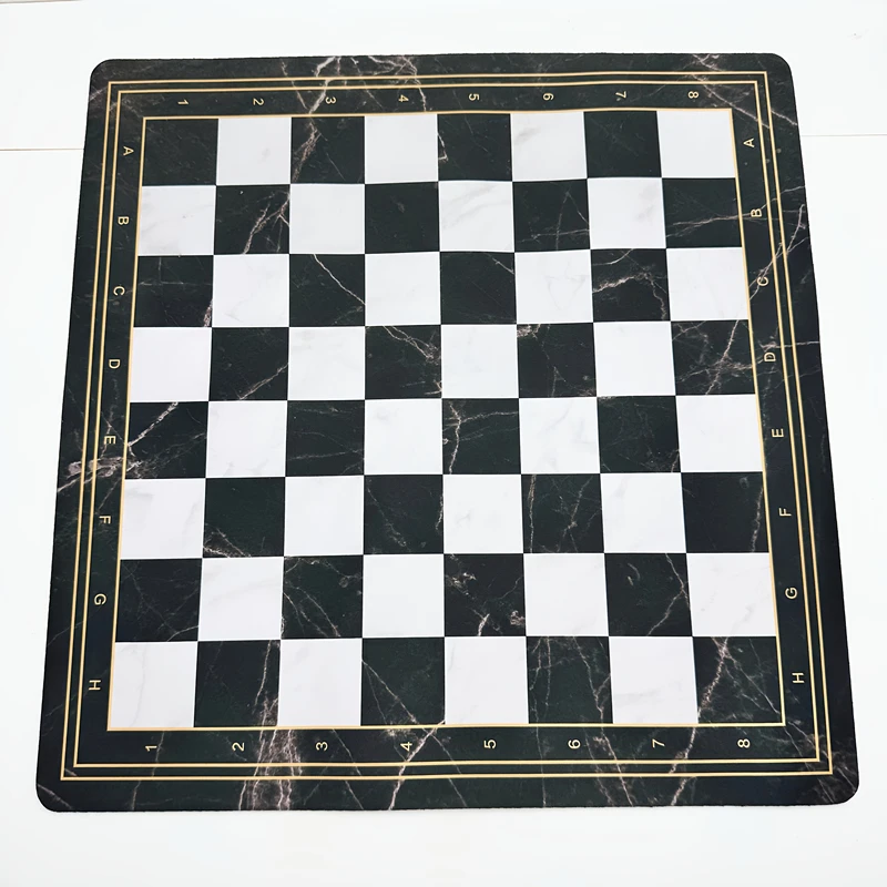 52cm/20.47inch marble-like color Soft rubber large size rollable and storable chessboard