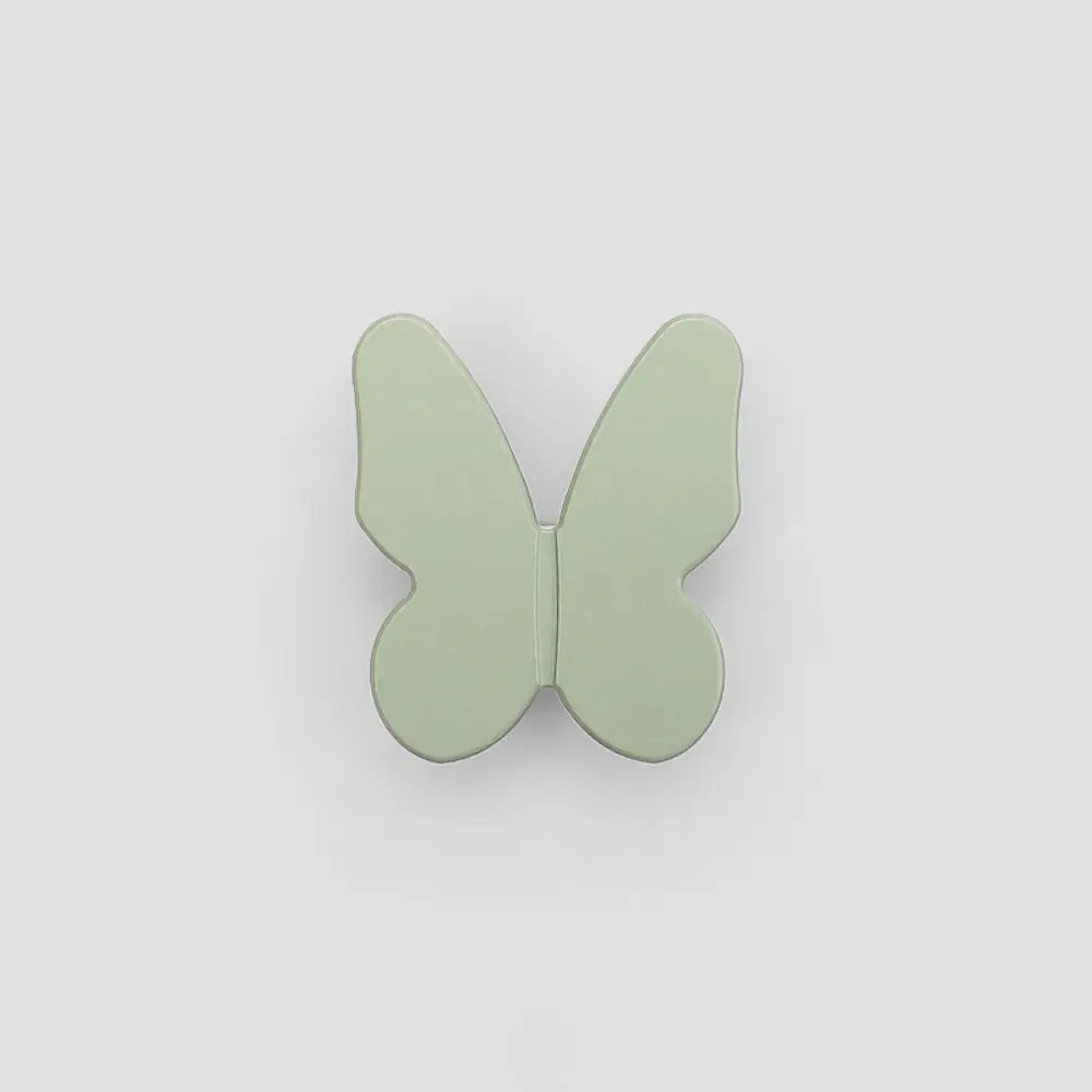 Description Picture 6 of itemFurniture Hardware Butterfly Shape Door Pulls Wardrobe Pulls Single Hole Drawer Knobs Zinc Alloy Cabinet Drawer