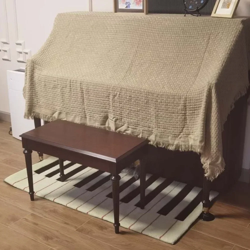 VIKAMA Klavier-Schalldämmteppich, rutschfeste, geräuschreduzierende Bodenschutzmatte für Wohnzimmer, Schlafzimmer, Arbeitszimmer, Heimdekoration – Detail 2