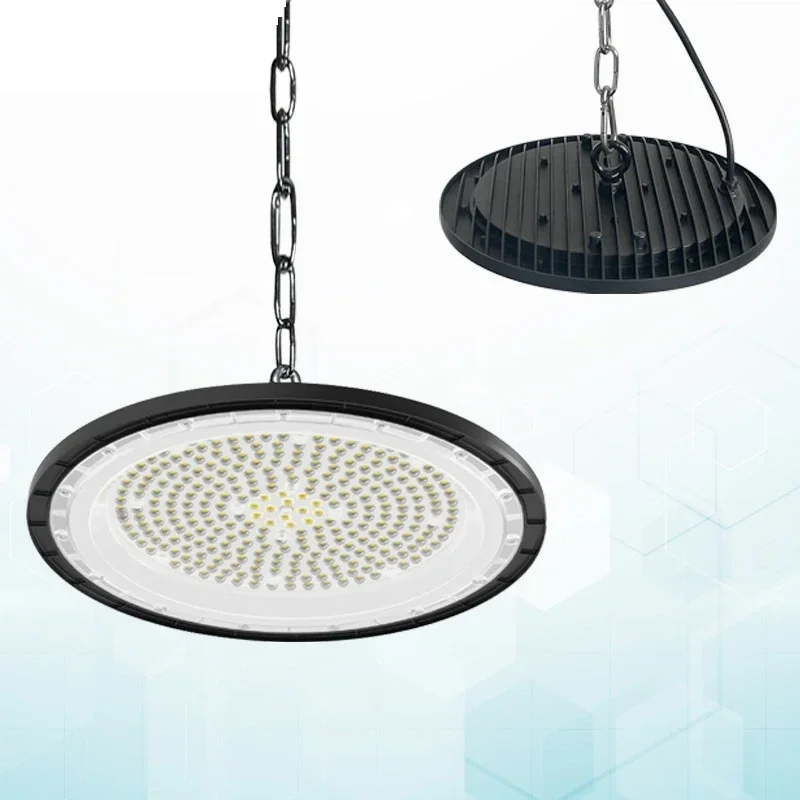 100/150/200W UFO Industrial High Bay Lamp Garage Chandelier Warehouse Factory Workshop Led Industrial Lighting