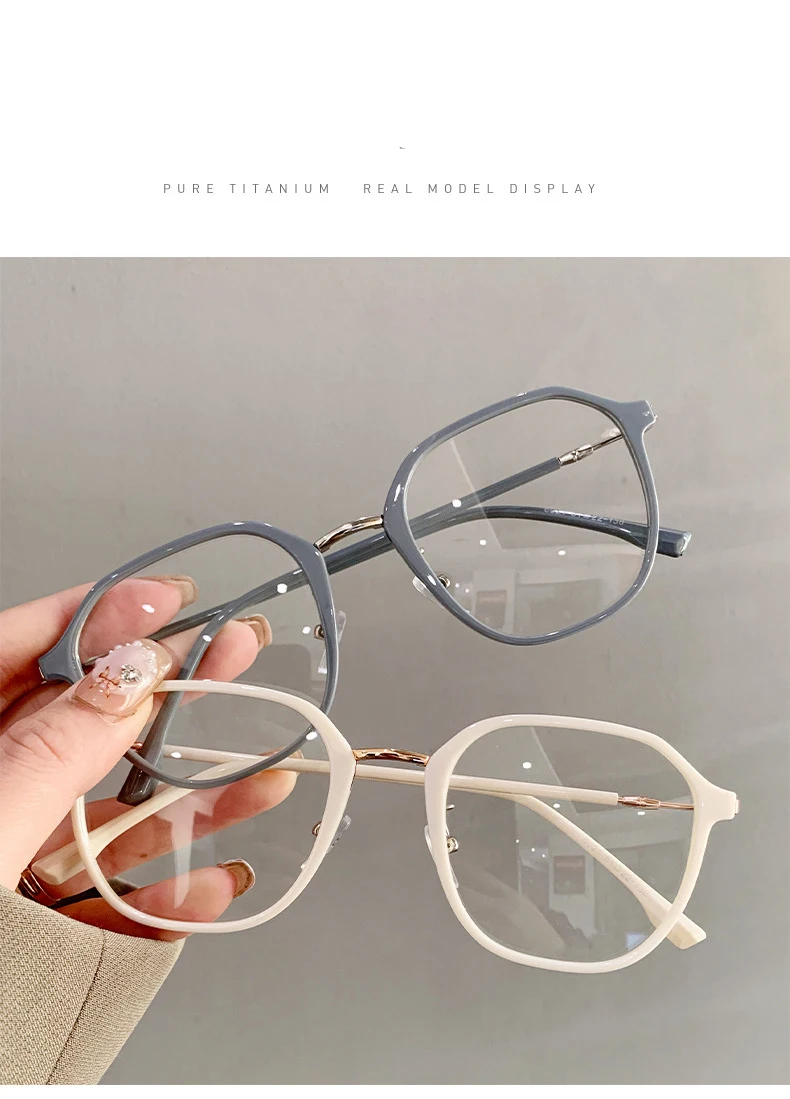 Anti-Blau, lichtempfindliche, farbwechselnde Myopie-Brille, schlanke, wechselnde Brille, Brillengestell für Studentin 6021 – Detail 2