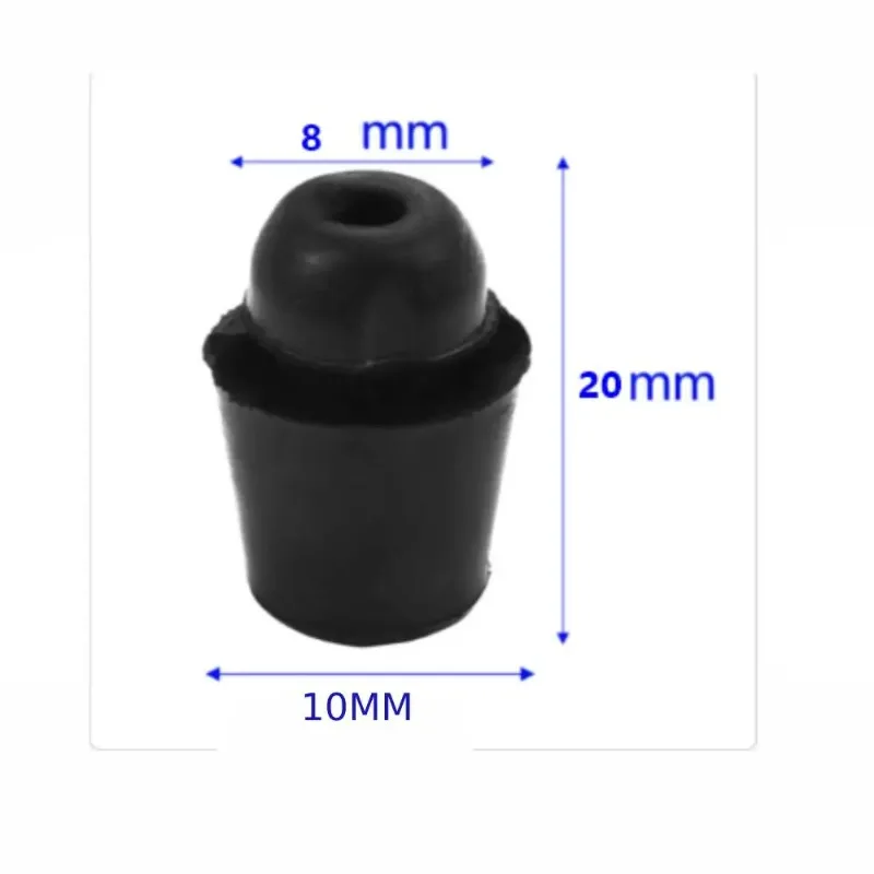 Set of 10 Black Rubber Car Bumper Door Protectors
