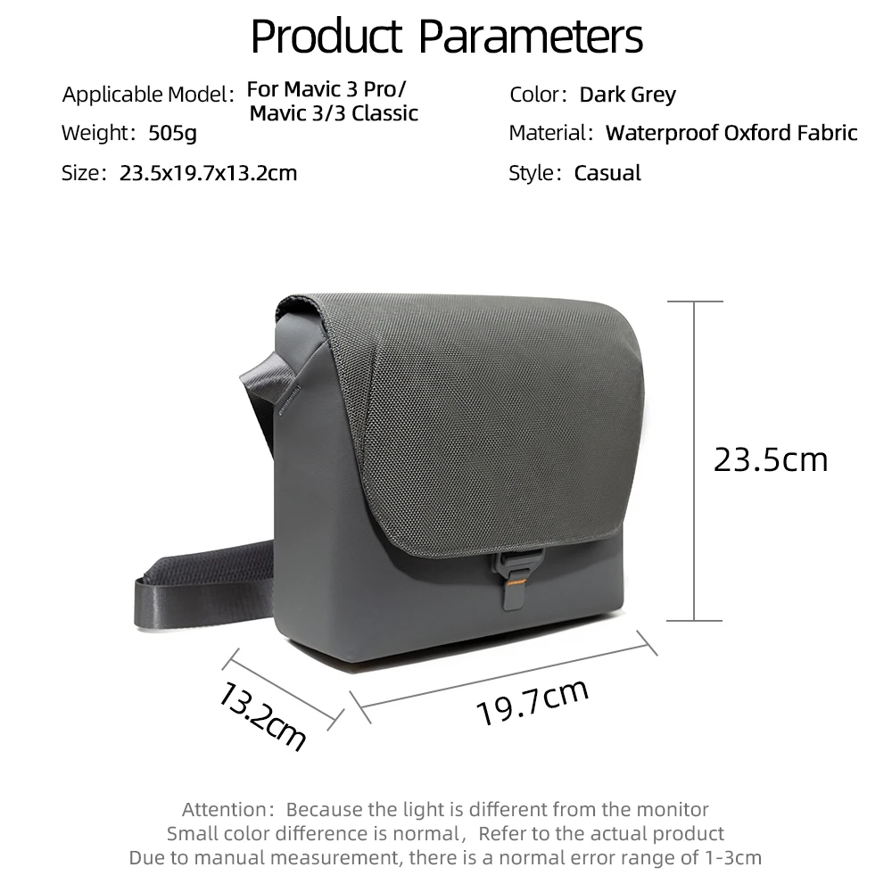 Sac de rangement multifonction pour DJI Mavic 3 Pro/Air 3/Mini 4 Pro
