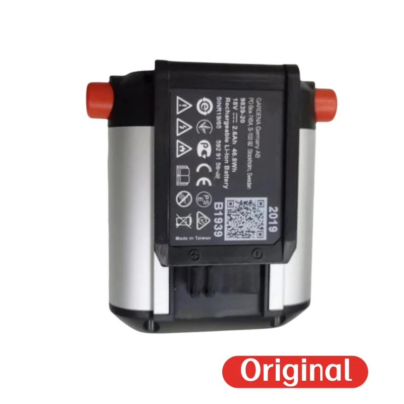 

Original 2600mAh For GARDENA Gemany AB 9878 9840 9839-20 mower battery
