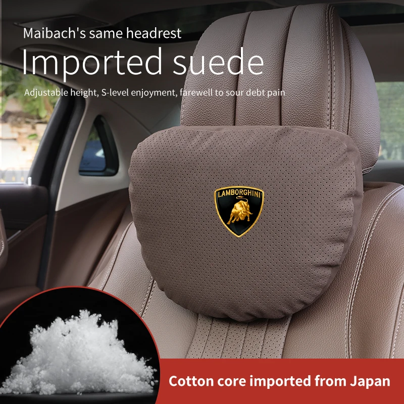 

Lamborghini Urus Amborghini Aventador LP700 LP550 LP610 LP570 LP560 Car Headrest Neck Support Lumbar Cushion Soft Neck Pillow