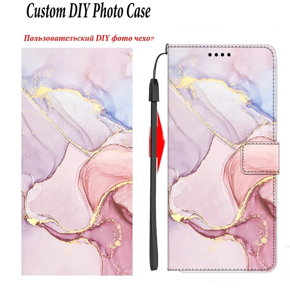 Personalized DIY Photo Leather Wallet Phone Case Cover