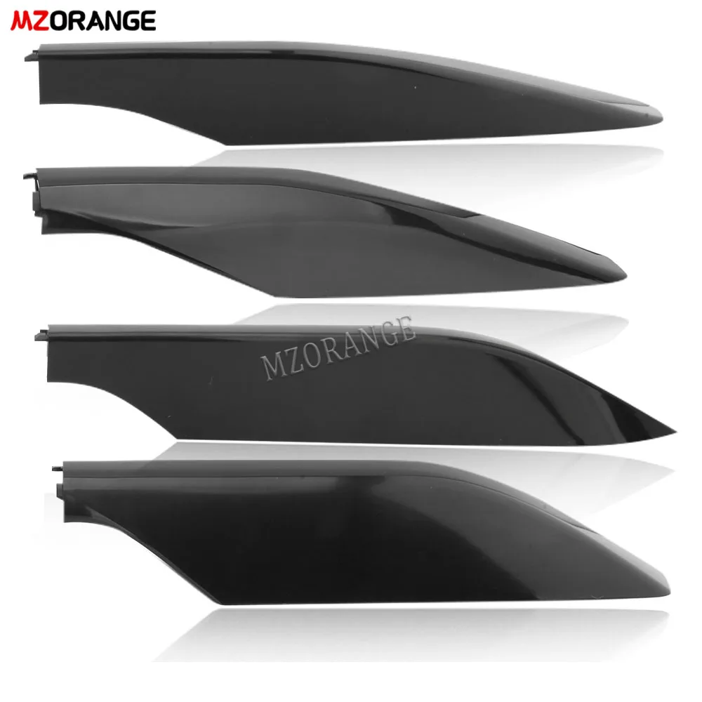 1 Pc Black Roof Rack Cover Roof Bar Roof Rail End Shell For