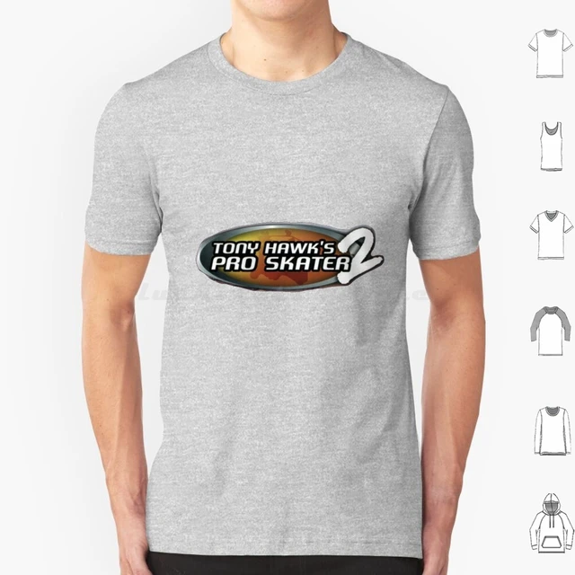 Tony hawk pro skater 2 t camisa de algodão das mulheres dos homens