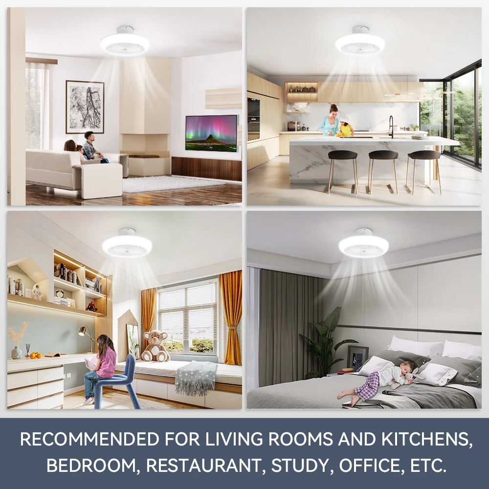 72W Ceiling Fan Ceiling Light 85-265V Fans with Light and Remote 3 Colors Dimmable Lamps for Living Room Bedroom electric fan ceiling fan led ceiling fan lights led fan light led ceiling lights