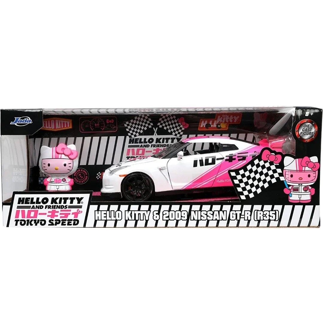 ハローキティ車のおもちゃアニメフィギュアサンリオ Kt 猫 1:24