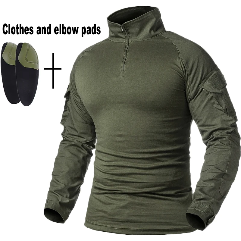 Tactical Suits Military Uniform Suits Camo Hunting Shirts Cargo Pants with Pads Airsoft Paintball Hunting Clothes Sets Outdoor tactical pants tactical suit tactical shirt tactical men jackets