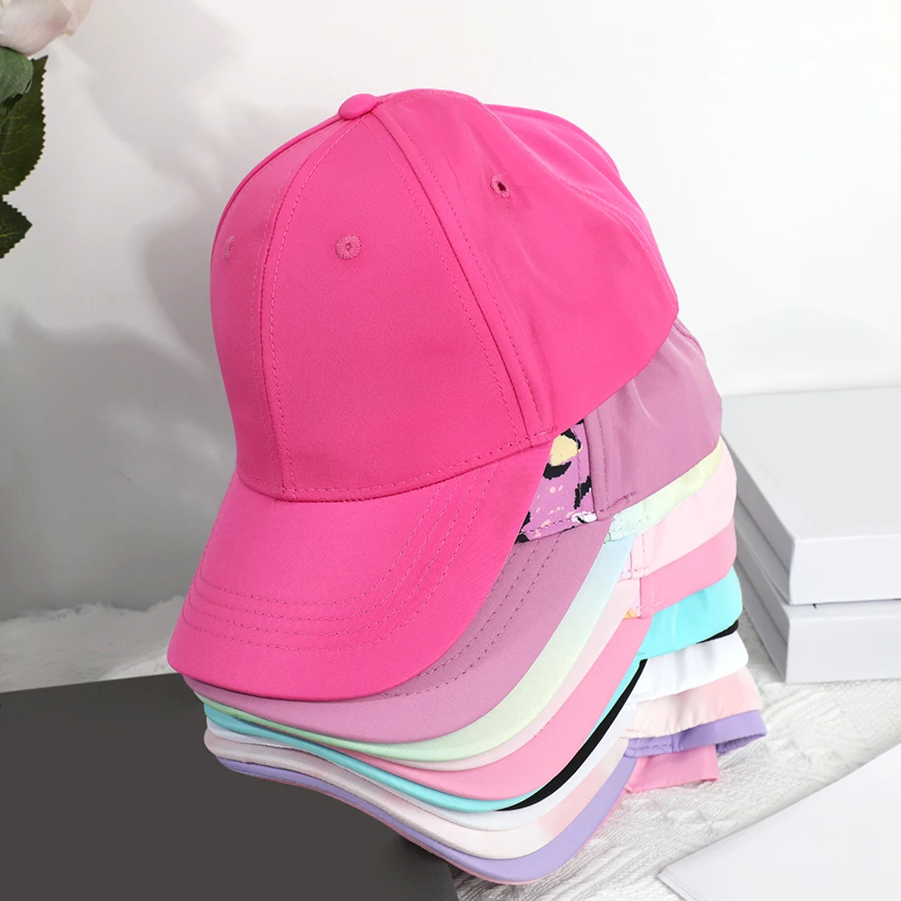 Casquette De Baseball Pour Fille Réglable - Avec Trou Pour Queue De Cheval - UPF 50+ - Taille Unique 3 à 8 Ans - Pour Sport Et Loisirs - 6