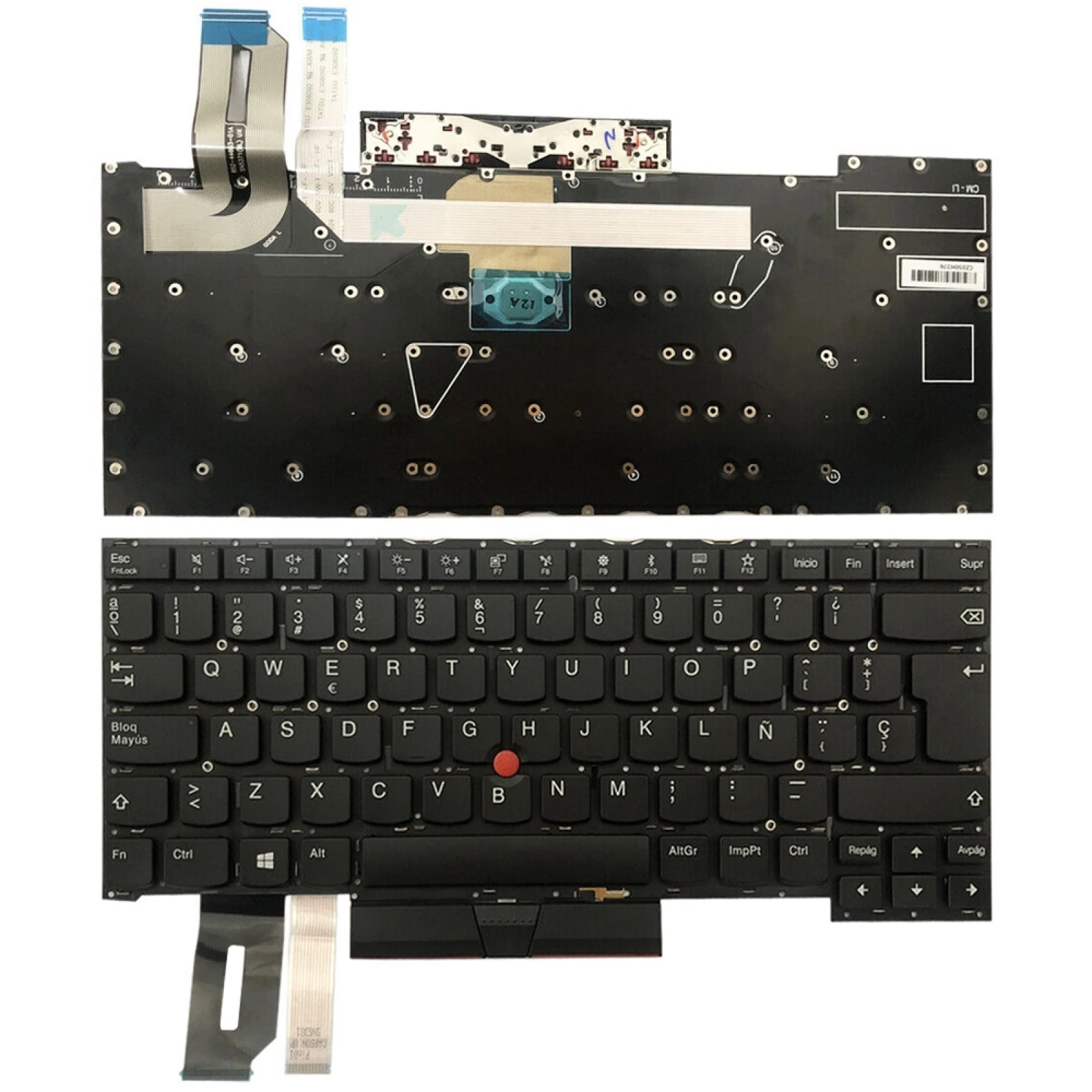 Per Lenovo Thinkpad T490S / T495S Tastiera Per Laptop Retroilluminata Versione Spagnola