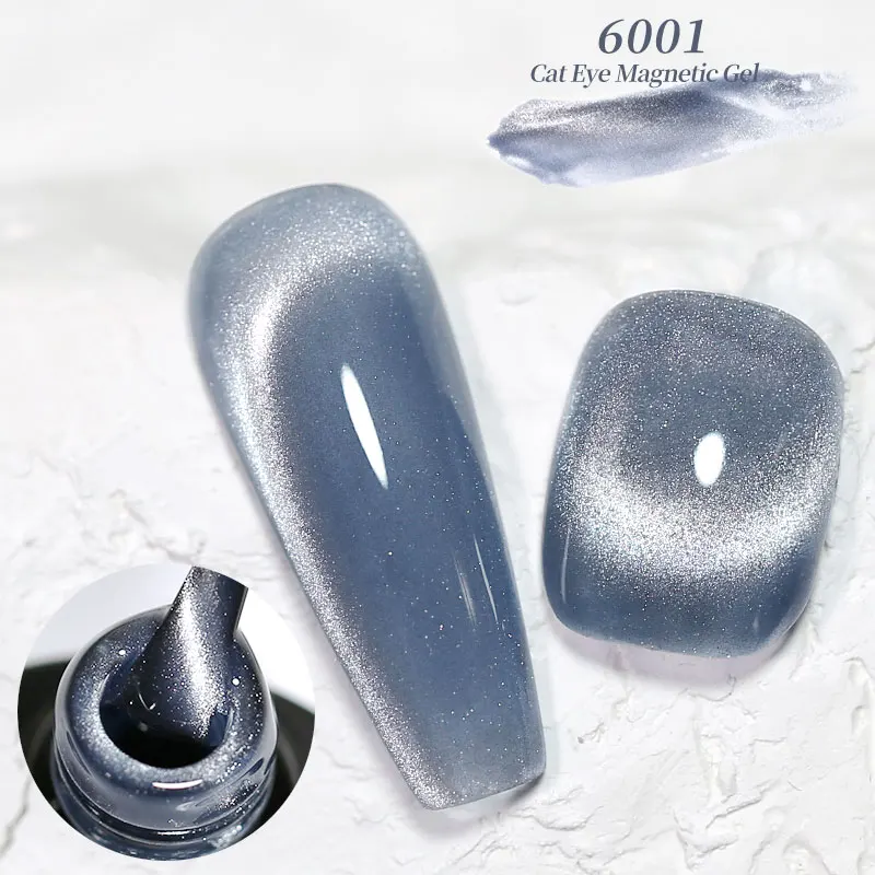 Parkson Spar Cat Eye Smalto Gel Magnetico Copertura Completa Lunga Durata 9D Laser Auroras Rosso Verde Rosa 10Ml Led Uv Silver Effect