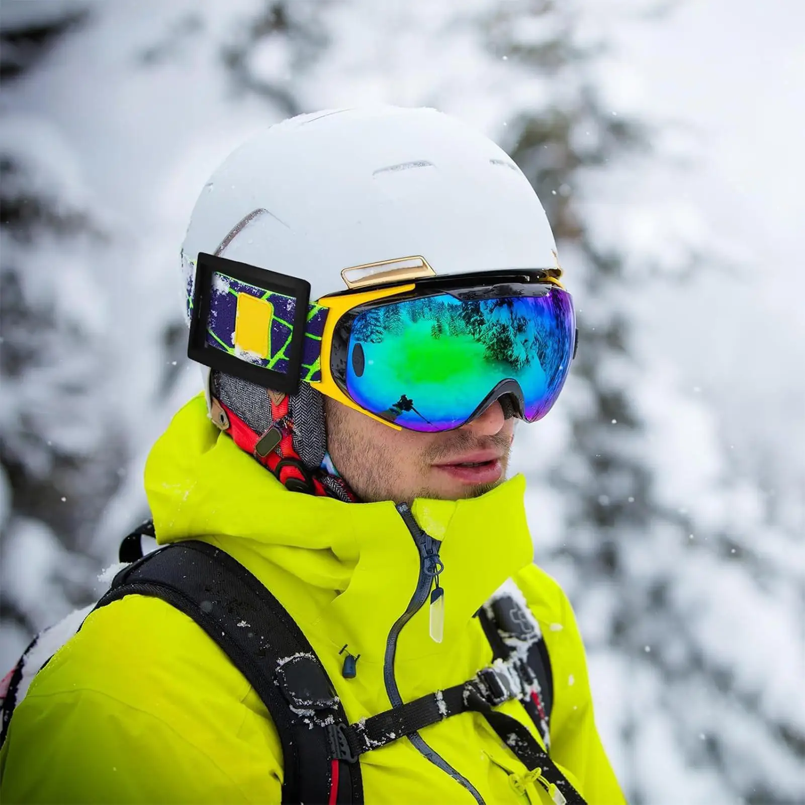 Ski Pass Holder 4 Pieces Fast Access Winter Sports Accessories Ski Credit Card Holder For Women Men Skier Professionals Mother