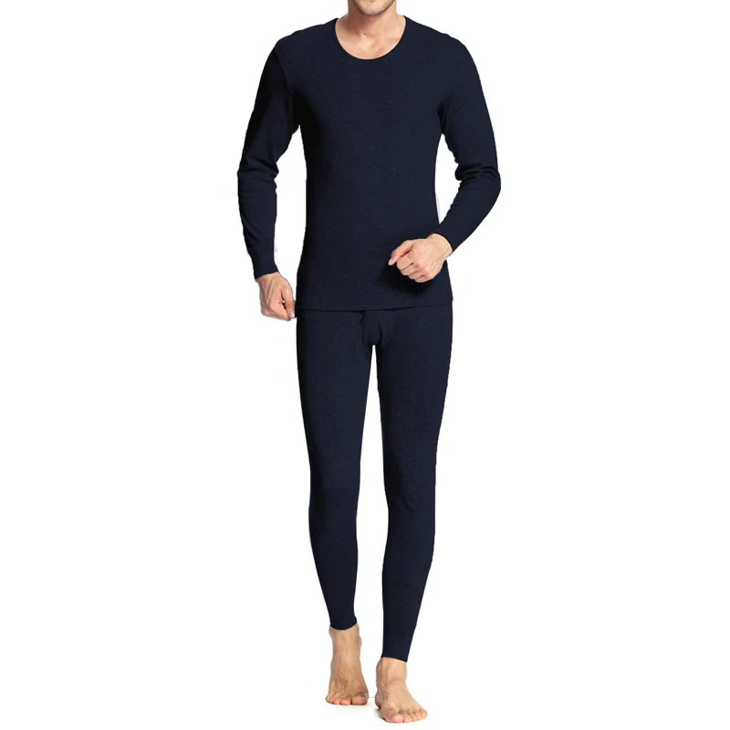 Men's Thermal Underwear Set Long Johns Ultra Soft Lightweight Thin Base Layer Tops & Bottoms Leggings Pants Winter Underwear Set