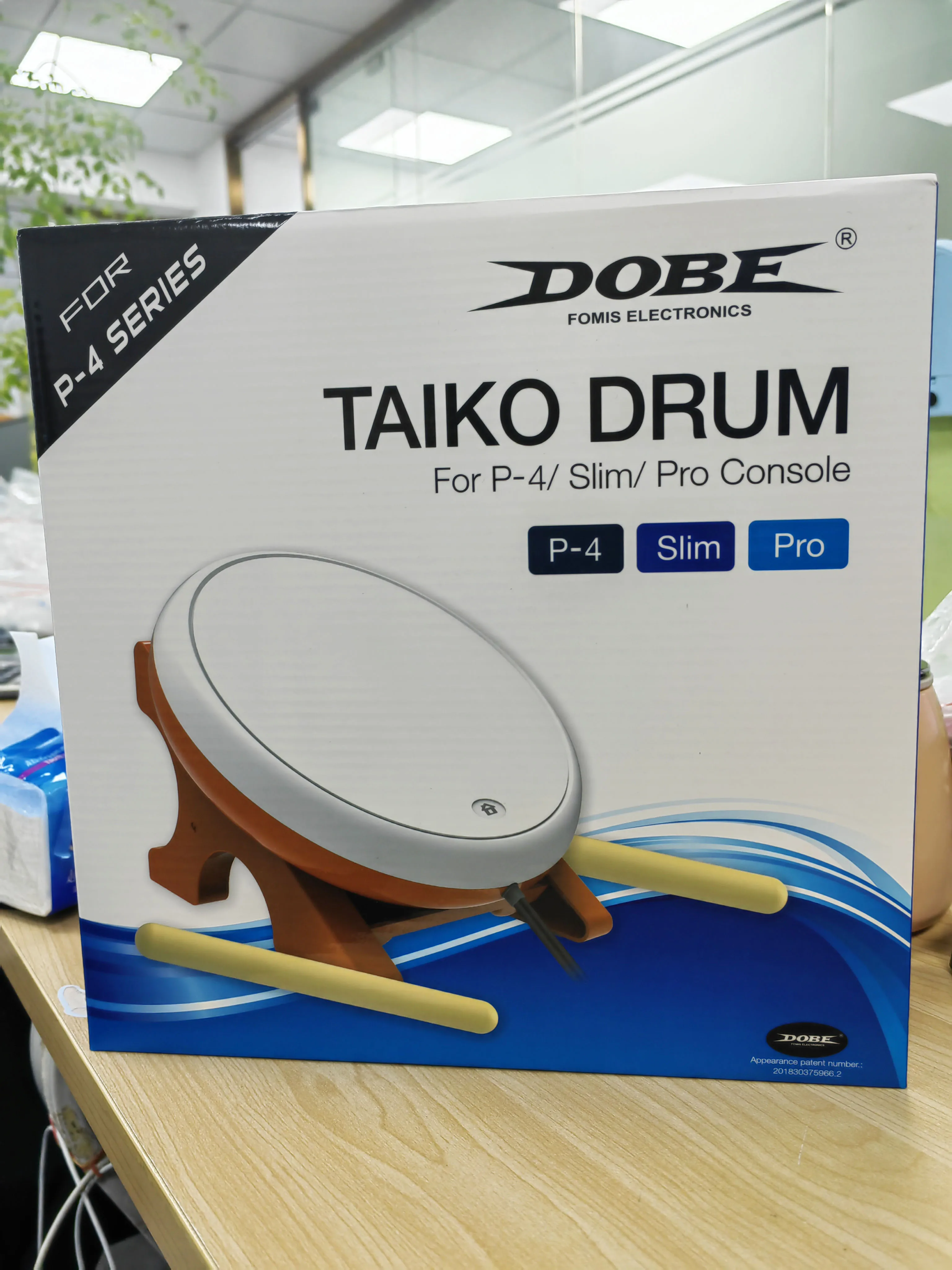 DOBE Taiko Drum For PS4/PS4 Slim/PS4 Pro Console Drum Controller Taiko Sticks Video Games Accessories