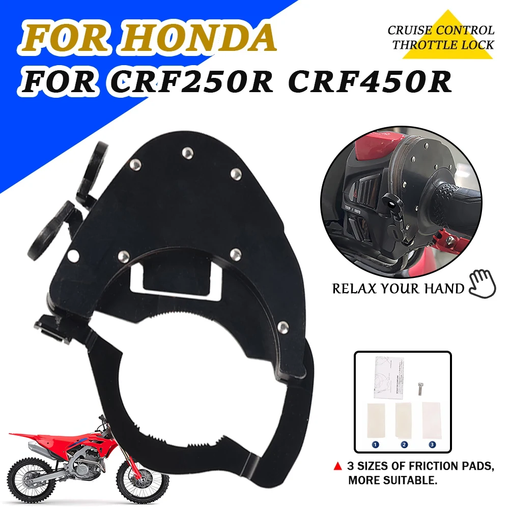 

For Honda CRF250R CRF450R CRF 250 450 R CRF 250R 2015 2016 Motorcycle Accessories Cruise Control Throttle Lock Assist Handlebar