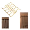 10/20pcs L shape Dresser Cup Hooks Right Angle Screws photo hanger Light Hook line Storage hooks Frame Accessories 3