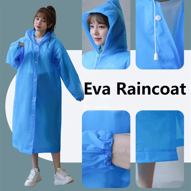 Rainwater Layers Waterproof Women's Raincoat Rain Cover Protection for Rainy Ponchos Folding Raincoat Trip Ponchos Waterproof - 3