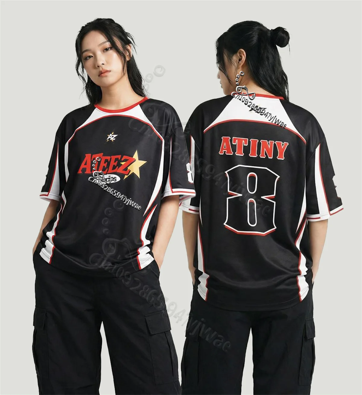 2026 ATEEZ Jersey K-pop Merch ATINY Concert T-shirt Round Neck Fashion Street Top Fan tee Gift Summer Men's Women's T-shirts 1