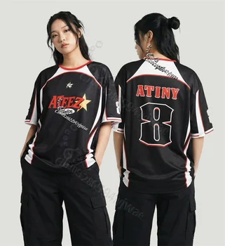 2026 ATEEZ Jersey K-pop Merch ATINY Concert T-shirt Round Neck Fashion Street Top Fan tee Gift Summer Men's Women's T-shirts 1