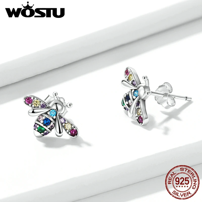 Orecchini Con Orso In Argento Sterling