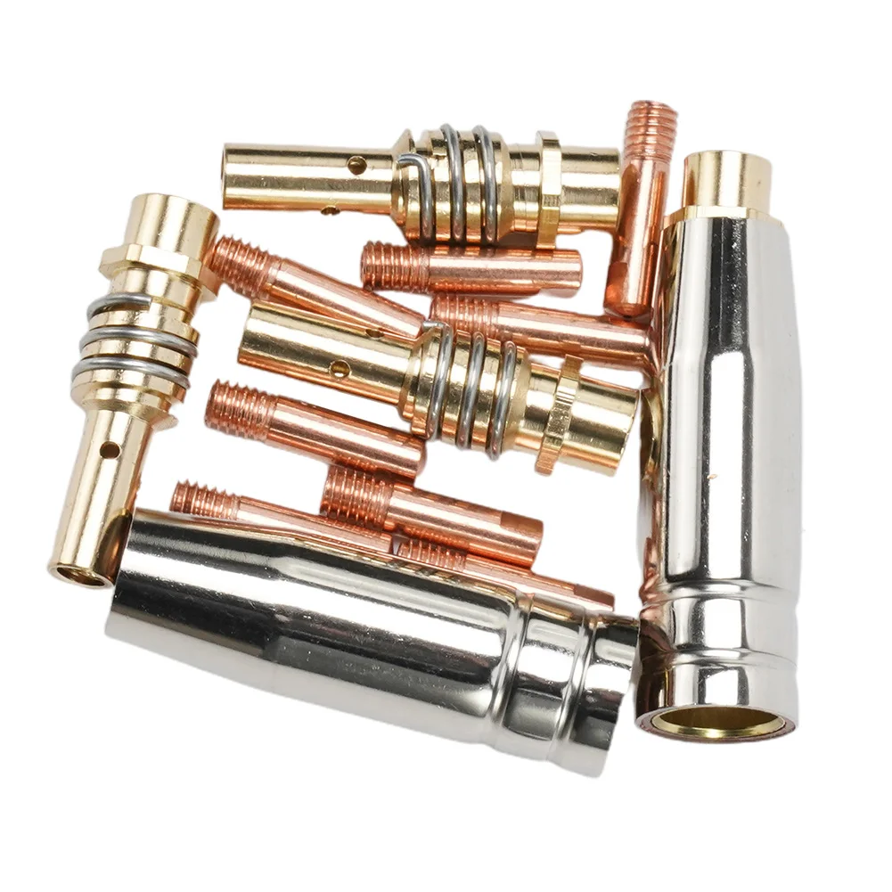 

Accessories Welding Nozzle 0.8mm/1.0mm 1 Set Co2 Welding Torch Consumable Welding Head For Tig 15AK MIG MAG Portable