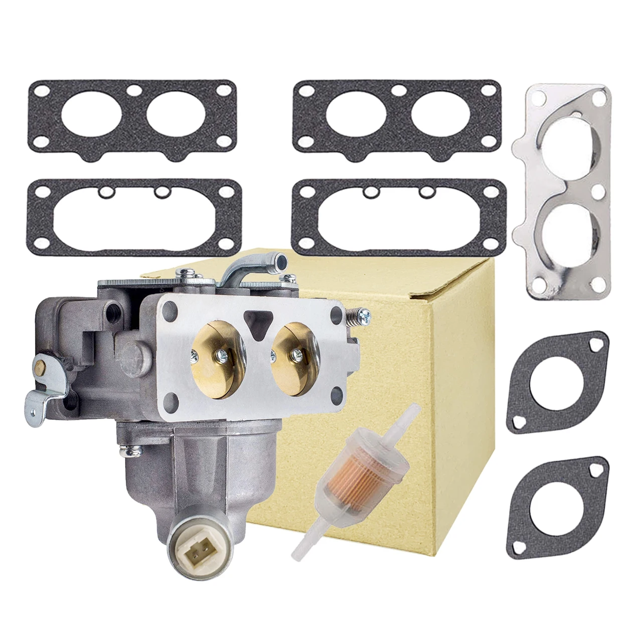 791230 499804 Carburetor Carb Gasket Kit Briggs Stratton Vtwin Motorcycle Carburetors & Parts