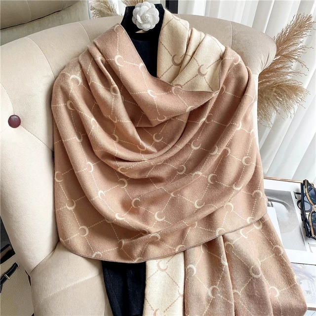 Luxury Warm Cashmere Scarf Dropship Shawl Women Print Pashmina