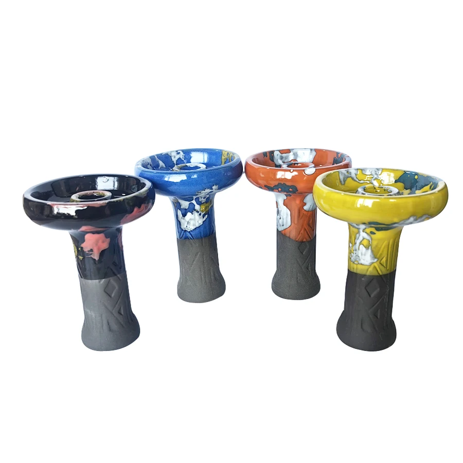 Ceramic Hookah Bowls For Charcoal Tobacco Shisha Hookah Head Chicha Smoking Accessories hookah accessories
