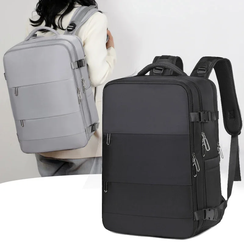 Mummy Bag Nappy Backpack Large Capacity Multifunction Cabin Bag with Shoe Storage Multilayer Separation Waterproof Diaper Bags 5