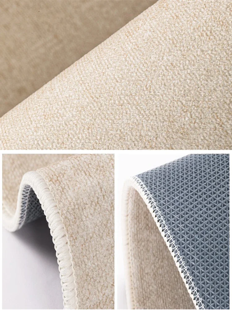 Blue Minimalist Living Room Carpet Geometric Lines Decorative Rug Soft Wear-Resistant Coffee Table Rug Waterproof Balcony Carpet 6