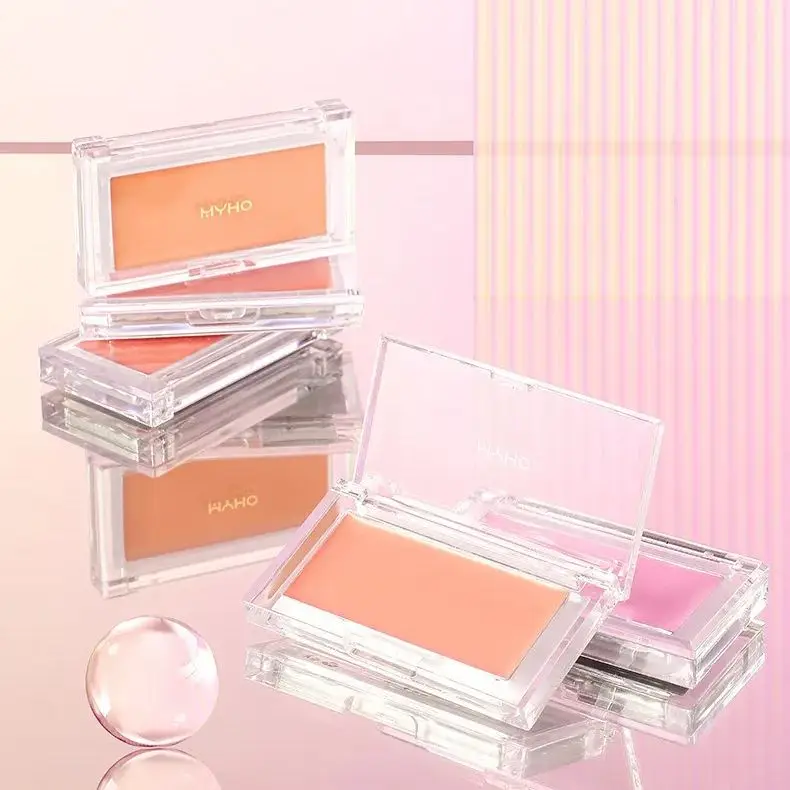 Downycheek Cream Monochrome Blush Paste Mud Woman Peach Purple Cream Blusher