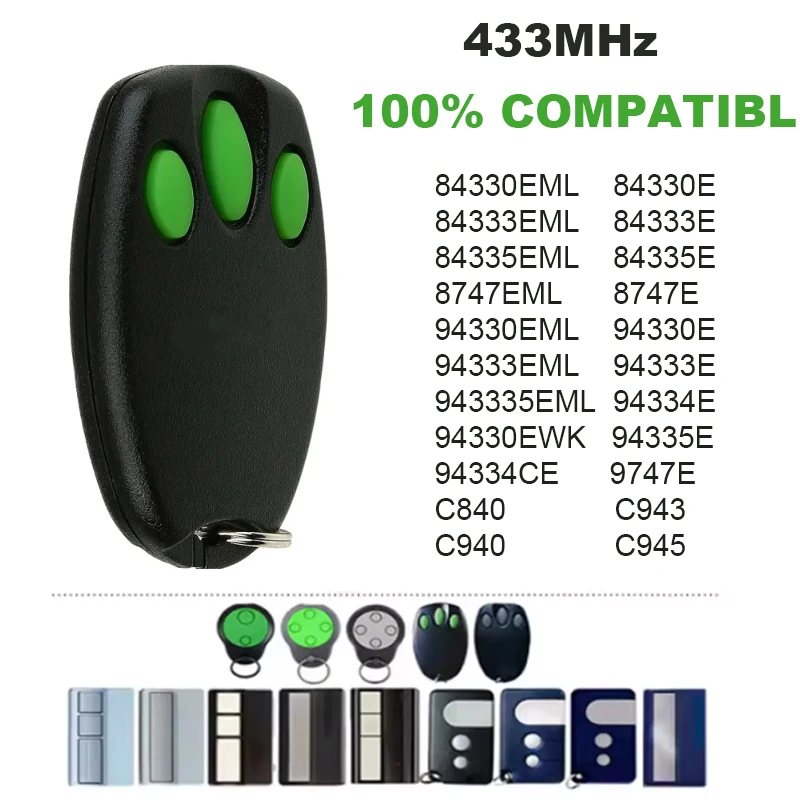 Garage Door Remote Control Hand Transmitter 433MHz For LIFTMASTER Chamberlain Motorlift Merlin+ C945 94335E 9747E 1A5478