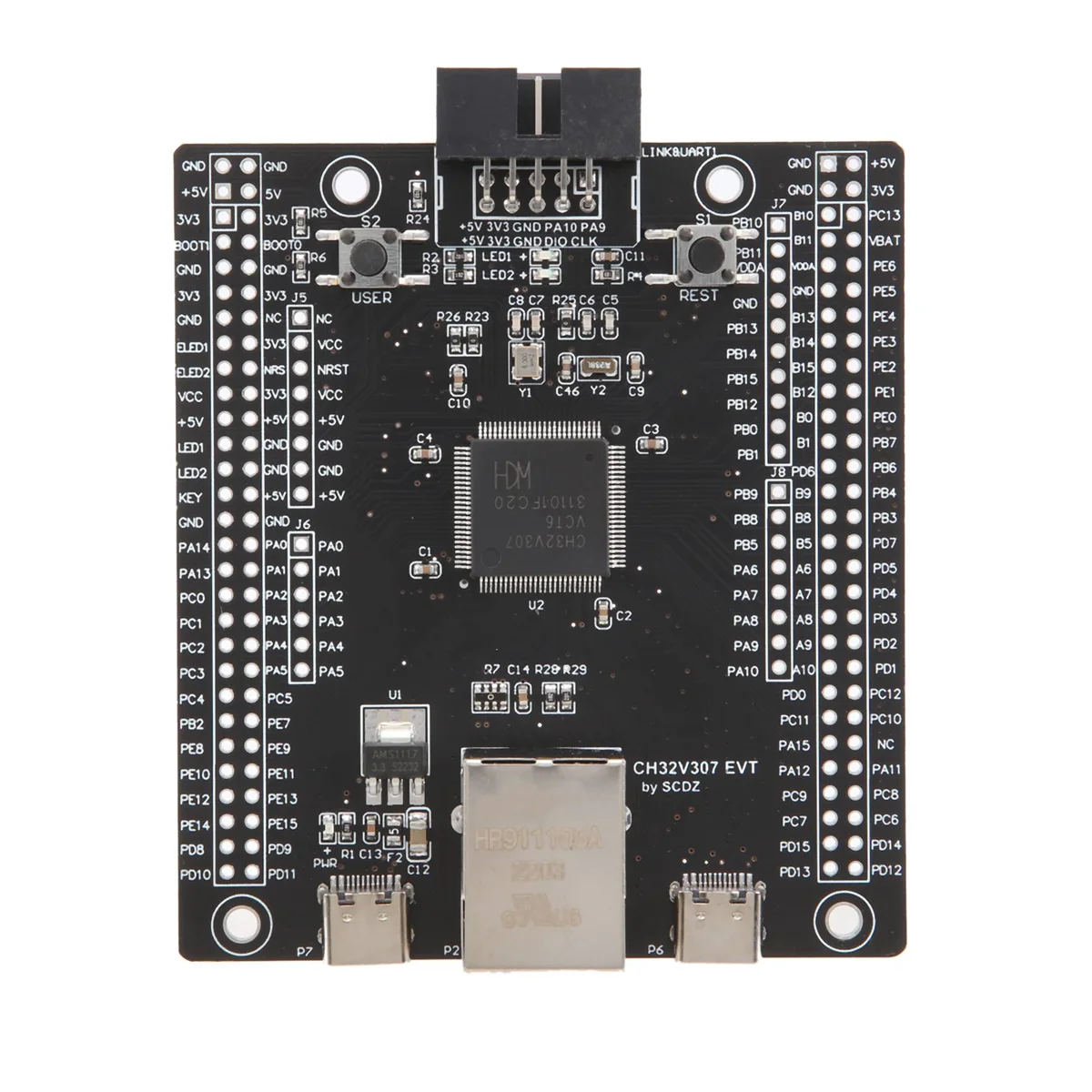 CH32V307   RISC-V MCU º Wch-Link CH32V307VCT6 CH32V307V-EVT-R1