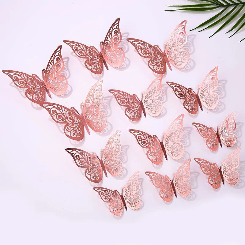 Butterfly Cake Toppers - Assorted Colors for Celebrations and DIY Decor